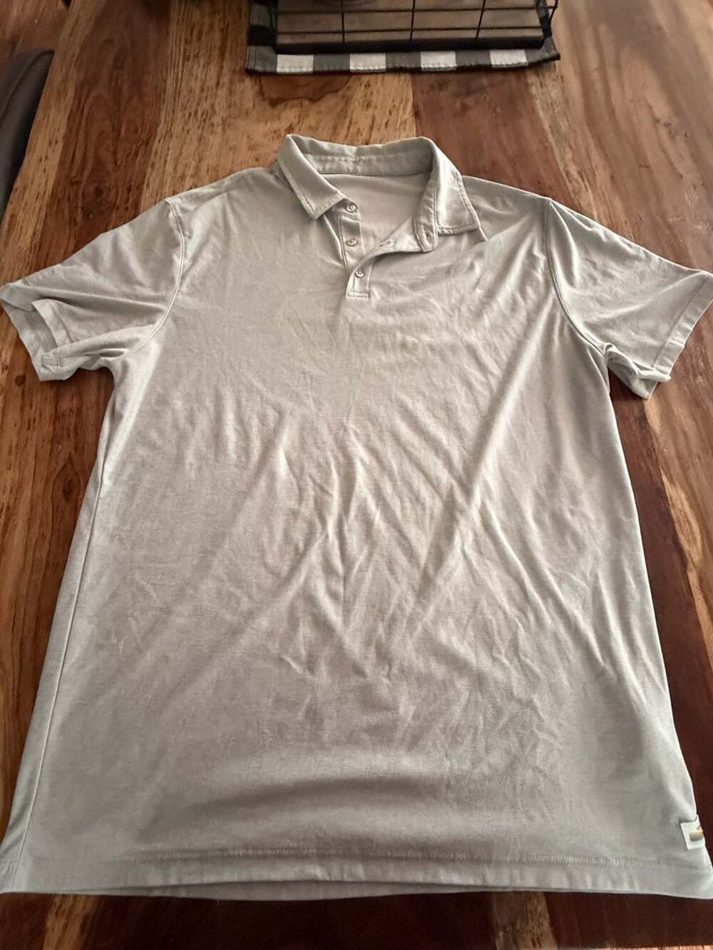 Vuori Men's Performance Knit Polo Shirt Gray